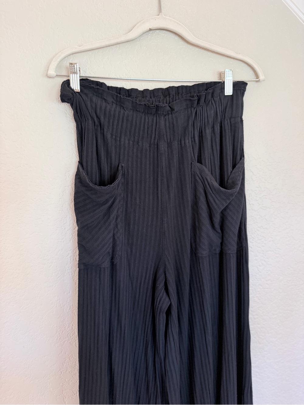 Free People Movement Blissed Out Wide Leg Pants - Black, Size Small - Picture 6 of 10